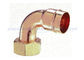 Connettore diritto di rame del rubinetto, connettore flessibile del rubinetto di 22mm - di 15mm con l'estremità infilata di Barb del tubo flessibile