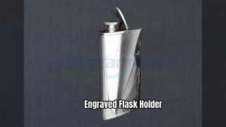 Regalo porta fiaschetta inciso personalizzato