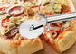 Il formaggio della pizza e del dolce spinge gli strumenti della cucina della taglierina del coltello della pizza/acciaio inossidabile