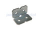 Parentesi angolari d'acciaio di spogliatura dell'hardware d'acciaio della costruzione placcate zinco