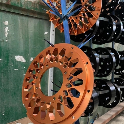 Ruota di trasmissione in alluminio di precisione CNC ruota di bicicletta per la modifica