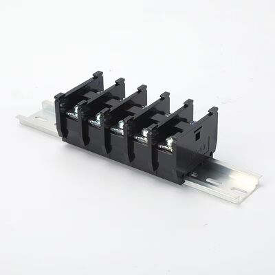 Blocco terminale di alta qualità su guida DIN 600V 32A con connessione a vite in lega di rame ignifuga